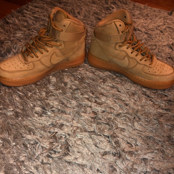 Wheat High Top Air Forces - Picture 2 of 7